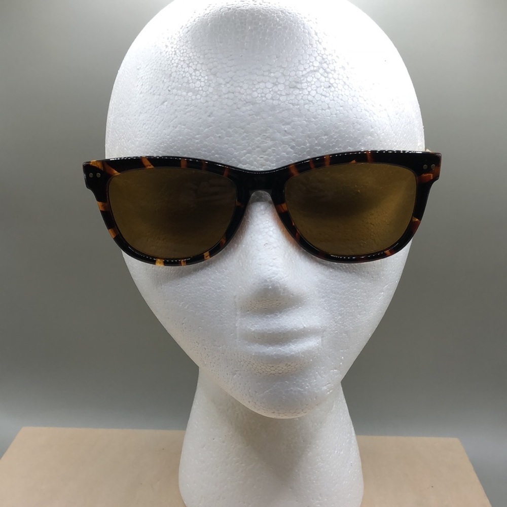 Cole Haan Women's C16069 11 Yellow Brown Tortoise Classic Sunglasses - Picture 6 of 7